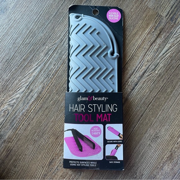 glam&beauty Hair Glam Beauty Hair Styling Tool Mat Grey Poshmark